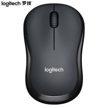 罗技/Logitech   M220 无线轻音 鼠标  家用商务办公对称鼠标 带无线2.4G接收器 灰色/红色/蓝色 1*1
