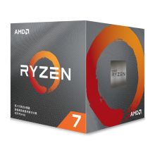 AMD 锐龙7 3700X 处理器 (r7)7nm 8核16线程 3.6GHz 65W AM4接口 盒装CPU