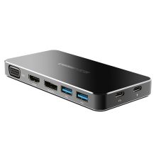 绿联 UGREEN Type-C扩展坞 USB-C转HDMI/VGA转换器 DP分线器转接头