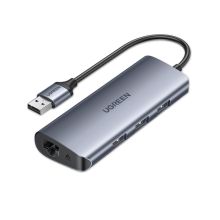 绿联 UGREEN USB转千兆网口扩展坞 USB3.0分线器