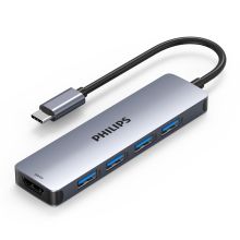 飞利浦 PHILIPS SWR1607i/93 Type-C扩展坞 USB-C转HDMI转接头 4K投屏
