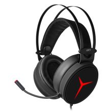 联想 LENOVO STAR Y360 拯救者头戴式电竞线控耳机 黑色