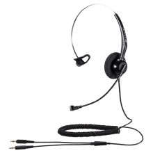 科特尔 CALLTEL T600 头戴式话务耳机 3.5mm双插头(适用双插孔电脑)