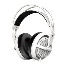 赛睿 STEELSERIES 西伯利亚 200 经典头戴式有线游戏耳机 单/双3.5mm自由转换 免调节设计 白色