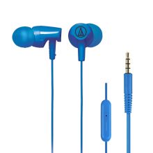 铁三角 AUDIO-TECHNICA CLR100IS 入耳式立体声音乐耳机 蓝色