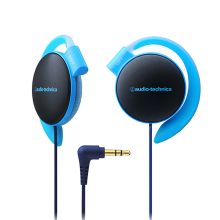铁三角 AUDIO-TECHNICA EQ500 轻量便携挂耳式有线耳机 低频强劲 蓝色