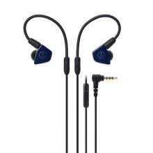 铁三角 AUDIO-TECHNICA LS50IS 双动圈入耳式音乐耳机 低频强劲 藏青色
