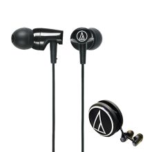 铁三角 AUDIO-TECHNICA CLR100 入耳式立体声音乐耳机 黑色
