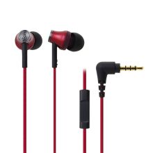 铁三角 AUDIO-TECHNICA CK330iS RD 入耳式立体声音乐耳机 红色