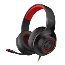 漫步者 EDIFIER G4 头戴式带线控电竞游戏耳机 USB7.1声道 黑红色