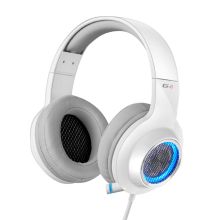 漫步者 EDIFIER G4 头戴式带线控电竞游戏耳机 USB7.1声道 白色