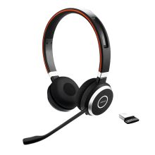 捷波朗 JABRA EVOLVE65 UC 双耳话务耳机 含蓝牙适配器 黑色