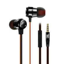 JBL T280A+ 钛振膜立体声入耳式耳机 带麦可通话 珍珠黑
