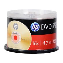 惠普 HP DVD-R 刻录光盘 16速 4.7GB 行业装 桶装50片