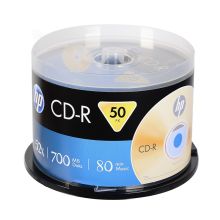 惠普 HP CD-R 刻录光盘 52速 700MB 桶装50片