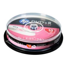 惠普 HP DVD+R DL 刻录光盘 8速 8.5GB 单片盒装10片/包