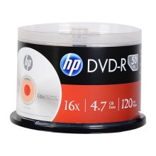惠普 HP DVD-R 刻录光盘 16速 4.7GB 桶装50片