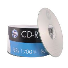 惠普 HP CD-R 刻录光盘 52速 700MB 50片塑封装