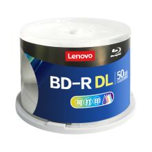 联想 LENOVO BD-R 蓝光刻录光盘 16速 50GB 档案可打印 桶装50片