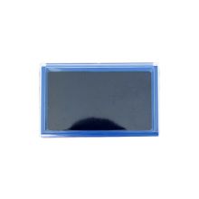晨光（M&G）AYZ97513B 快干印台（透明方）印油印章用盖章财务办公用品 蓝色1个装（单位：个）