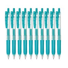 斑马 中性笔 JJ15 0.5mm 蓝绿 10支/盒 单位：盒