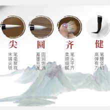 尚艺轩 SYX03 大中小号精品提斗毛笔三件套 （单位：套）