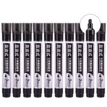 得力 S518 直液式白板笔 1.5mm 10支/盒 单位：盒 黑色
