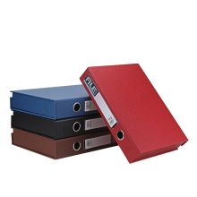 前通 MDH-003 皮制档案盒 A4 单位：个 蓝色