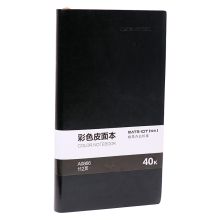 欧标 A0866 112页40K 80克 商务办公皮面本 记事本 黑色（单位：本）