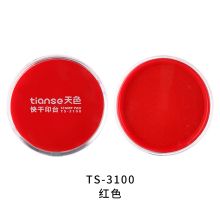 天色 TS-3100 速干印台圆形 φ80mm 红色 （单位：个）