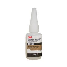 3M PR100 20g/瓶 汽车玻璃电子元件皮革塑料橡胶金属木材 胶水 白色 (单位：瓶)