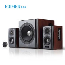 漫步者 S201 Edifier 蓝牙音箱2.1重低音炮桌面木质客厅HIFI音响 （单位：个）