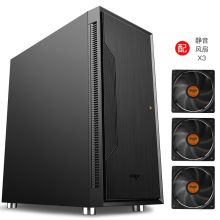爱国者 黑曼巴标准版 黑色 主动式静音机箱(支持ATX主板/宽体/标配3把静音风扇/支持280水冷排)（单位：台）
