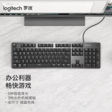 罗技 K845 有线 TTC轴 茶轴 机械键盘 单光 黑色（单位：个）