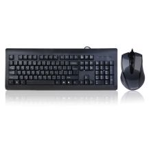 双飞燕（A4TECH）KB-N8510 有线键鼠套装 双U接口 黑色