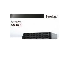 群晖 SA3400 2U网络存储服务器（Intel Xeon D-1541/128GB内存/16TB硬盘*12/千兆网络接口4个/万兆网络接口2个/双电源/5年原厂免费保修） 黑色（单位:台）