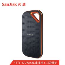 闪迪 SDSSDE80-1T00-Z25 1TB 至尊超极速移动固态硬盘 黑色 （单位：个)