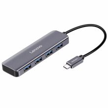 联想 F1-C04 280*30*11mm 4口 USB3.0集线器Hub扩展坞 深空灰 (单位:个)