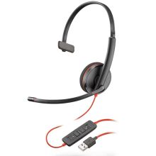 缤特力 C3210 USB头戴式耳麦 (单位：副) 黑色
