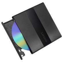 联想 DB75-Plus 140X132X13MM 外置DVD刻录机(缓存0.7M/写入速度CD-R24X.CD-RW24X/usb 2.0) 黑色(单位：个）