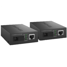 普联 TL-FC311B-20 千兆单模单纤光纤收发器 黑（单位：个）