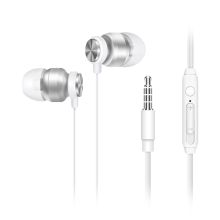惠普/HP  DHH-3113 入耳式有线 耳机  耳塞 手机电脑线控 高音质带麦 YC 白色
