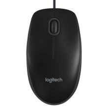 罗技/Logitech  B100 企业版 黑色 有线 鼠标  YC 黑色
