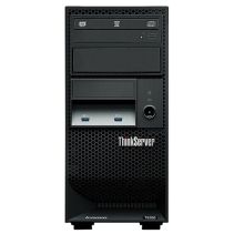 联想（ThinkServer）TS250 塔式服务器 (I3-7100/8GB/2x1T SATA 非热插拔/DVD） 黑色（单位：台）