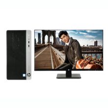 惠普（HP）ProDesk 400 G4 台式电脑 i5-7500/4G/256SSD/超薄DVDRW/24寸/黑色（单位：台）
