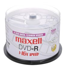 麦克赛尔 DVD-R 4.7G/16速 影音系列刻录盘