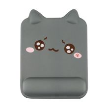 镭拓 RANTOPAD TOTO 猫耳朵 硅胶护腕鼠标垫 小号深灰
