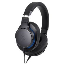 铁三角 AUDIO-TECHNICA MSR7B 高保真便携头戴式有线耳机 HiRes高解析 黑色