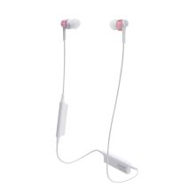 铁三角 AUDIO-TECHNICA CKR35BT 颈挂式无线蓝牙音乐入耳式耳机 粉色