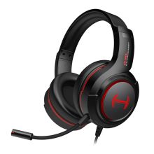 漫步者 EDIFIER G30 头戴式带线控电竞游戏耳机 USB7.1声道 黑红色